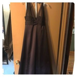 David’s Bridal Long Satin Ballgown